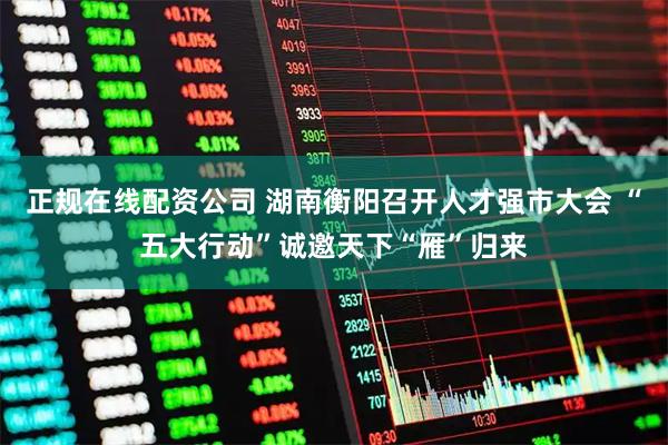 正规在线配资公司 湖南衡阳召开人才强市大会 “五大行动”诚邀天下“雁”归来